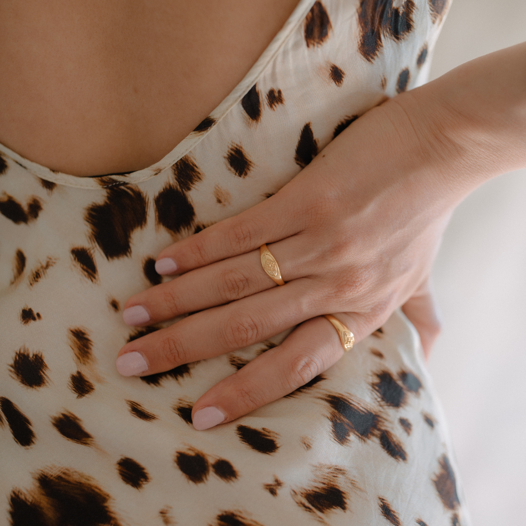 Talavera Signet Ring