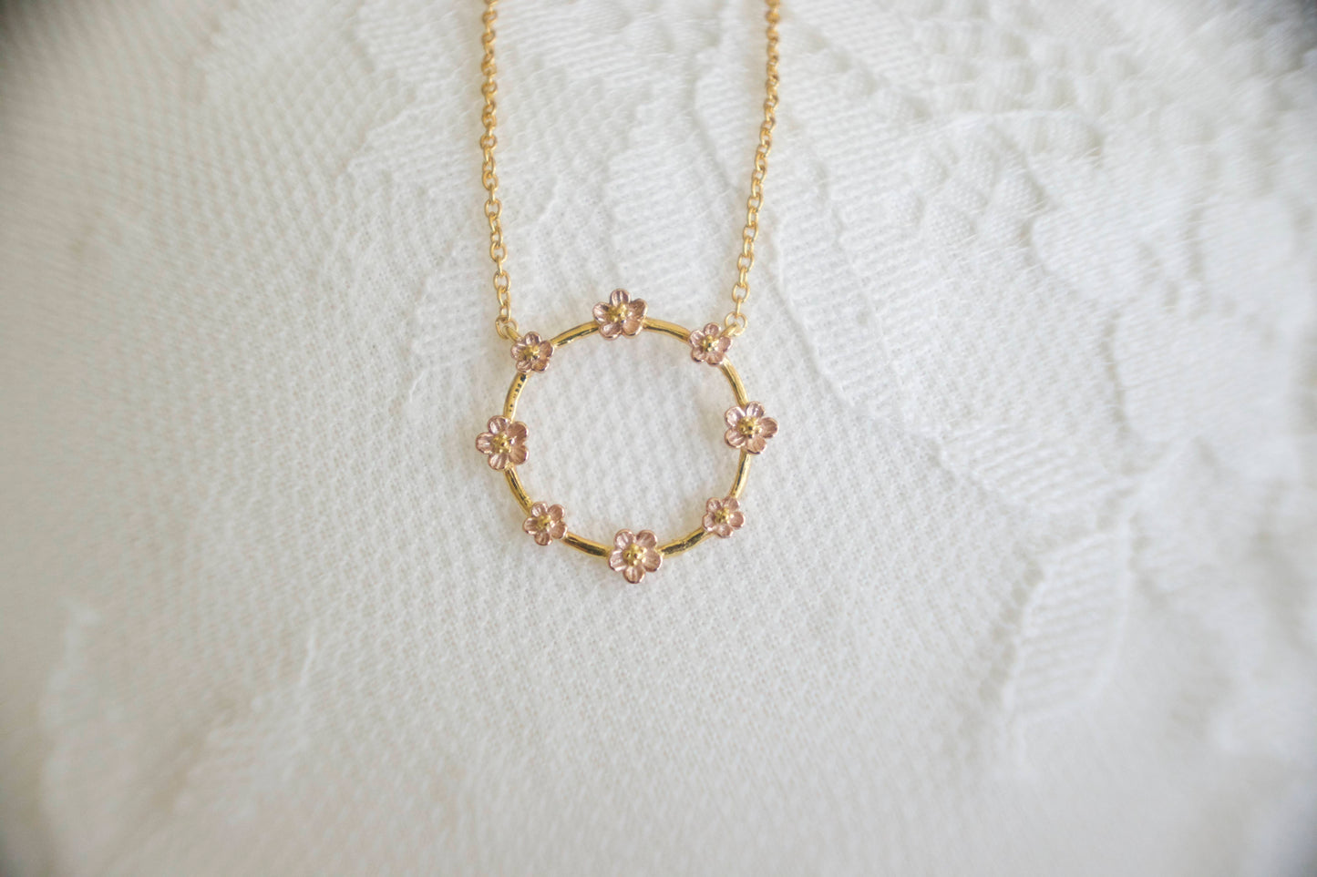 Flower Wreath Necklace